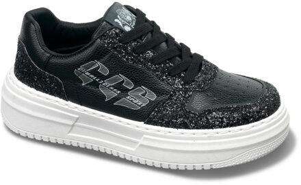 Cavalli Class Glitter Platform Sneakers Zwart - EU 39