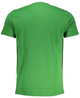 Cavalli Class Groene T-shirt Met Ronde Hals Ca28593 - 2XL