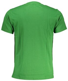 Cavalli Class Groene T-shirt met ronde hals Korte Mouwen - maat