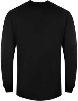 Cavalli Class groot, vet logo-ontwerp zwart sweatshirt - maat XL