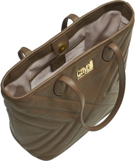 Cavalli Class Große Damen-Tragetasche mit Beutel CCHB0228 Bruin - One Size