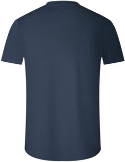 Cavalli Class Grote Tiger Logo Marineblauwe T-shirt - XL