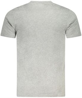 Cavalli Class Handtekening Logo T-Shirt Korte Mouwen Grijs