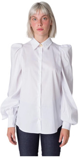 Cavalli Class Klassiek Wit Overhemd met Romantische Details Cavalli Class , White , Dames