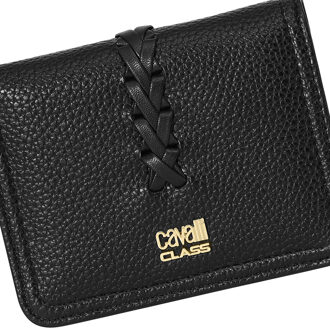 Cavalli Class Kleines Damen-Geldbörsen-Kartenetui CCSW0190 Zwart