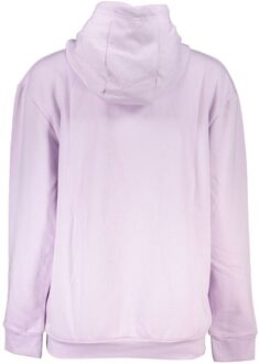 Cavalli Class Leopard Hoofd Hoodie Stijl Ca28853 Lila - XL