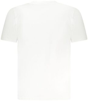 Cavalli Class Leopardprint Korte Mouwen T-shirt - maat Wit