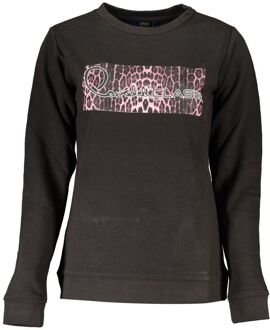 Cavalli Class Leopardprint Sweater met Ronde Hals Donkergrijs - XS