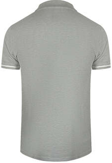 Cavalli Class Levendig Bloemenlogo Grijs Poloshirt - M