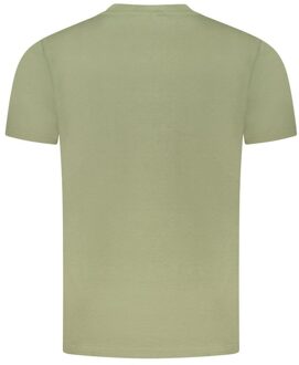 Cavalli Class Luipaardprint Graphic T-shirt Salie Groen