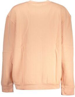 Cavalli Class Luipaardprint Sweatshirt met Rondhals Perzik - XL