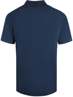 Cavalli Class marineblauw poloshirt met vet logo