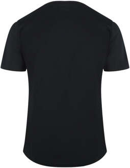 Cavalli Class Opvallend Zebraprint Logo Zwart T-shirt - M