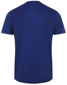 Cavalli Class Paisley Leopards-logo Blauw T-shirt - M