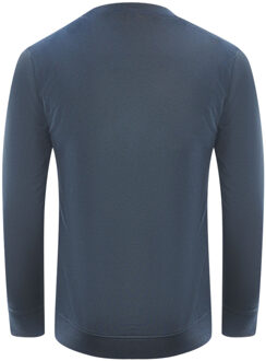 Cavalli Class Piercing Slang Logo Donkerblauwe Sweatshirt - maat