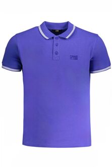 Cavalli Class Polo Shirt Ca31307 Paars - maat XL Middelblauw