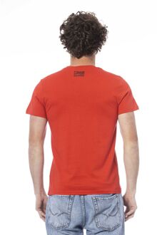 Cavalli Class Rode Kroon Embleem T-shirt Rood - L