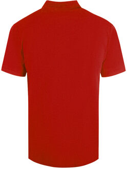 Cavalli Class rood poloshirt met vet logo - maat