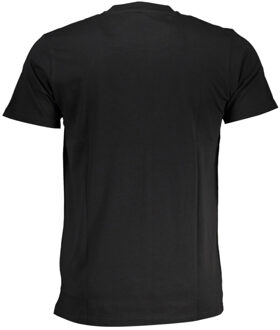 Cavalli Class Slangenhuid Dikke Logo Zwart T-shirt - maat