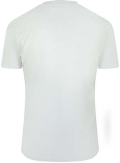 Cavalli Class Smoke Bold Logo Off White T-shirt Wit - M