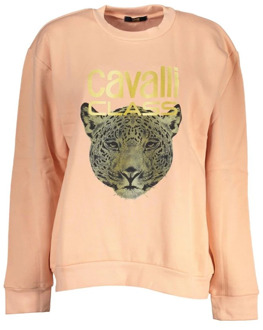 Cavalli Class Sweatshirts Cavalli Class , Pink , Dames - 2Xl,Xl,L,M,S,Xs