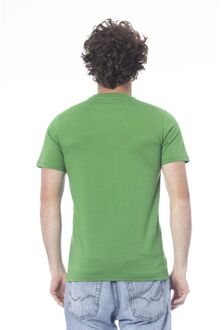 Cavalli Class T-shirt Groene Ronde Hals - L