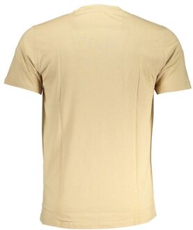 Cavalli Class T-shirt Logo - maat L Beige