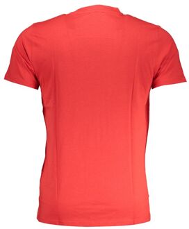 Cavalli Class T-shirt met korte mouwen in tijgerprint - maat Oranje