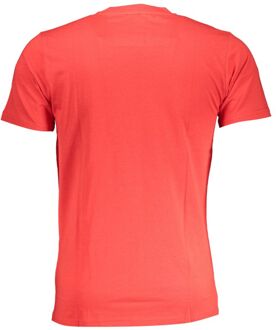 Cavalli Class T-shirt met korte mouwen met tijgerkop Oranje
