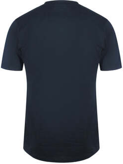 Cavalli Class Tiger Floral Logo Marineblauw T-shirt - maat XL Navy