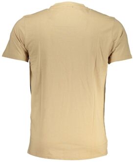 Cavalli Class Tiger T-shirt Beige - maat XL Bruin
