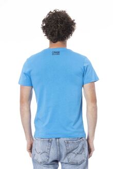Cavalli Class Tiger T-Shirt Klasse Stijl - maat Blauw