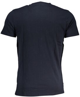 Cavalli Class Tijger Graphic T-shirt Korte Mouwen Donkerblauw - XL