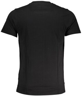 Cavalli Class Tijger Graphic T-shirt Korte Mouwen Ronde Hals Zwart