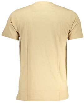 Cavalli Class Tijgerkop T-shirt Casual Stijl Bruin - 2XL