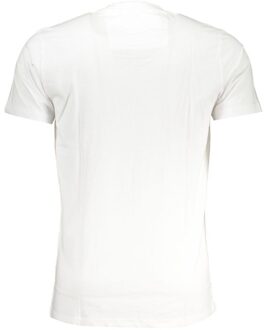 Cavalli Class Tijgerkop T-shirt Casual Stijl Wit - 2XL