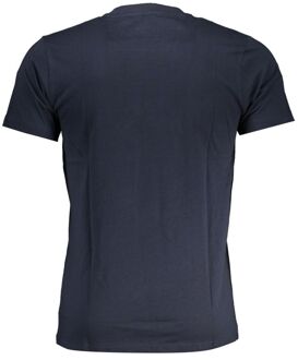 Cavalli Class Tijgerprint T-shirt Casual Stijl - maat 2XL Donkerblauw