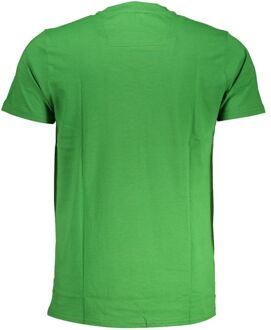 Cavalli Class Tijgerprint T-shirt Gouden Tijger - maat XL Limoengroen