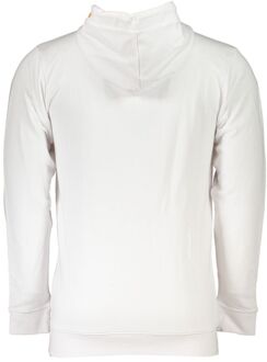 Cavalli Class Trekkoord Hoodie met Tijgerafbeelding Wit - 3XL