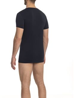 Cavalli Class V-hals T-shirt Ondergoed Slim Fit Donkerblauw
