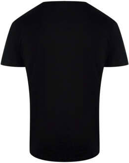 Cavalli Class Varsity Logo Zwart T-shirt - XL