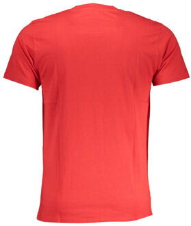 Cavalli Class Verfspatten Logo Rode T-Shirt - maat 2XL Rood