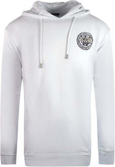 Cavalli Class witte hoodie met groot cirkelontwerp - 2XL
