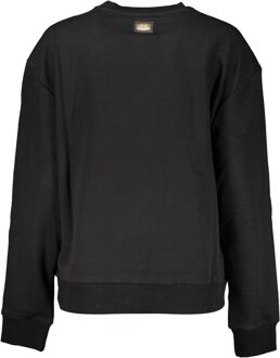 Cavalli Class Zebra Print Sweater met Ronde Hals - maat S Zwart