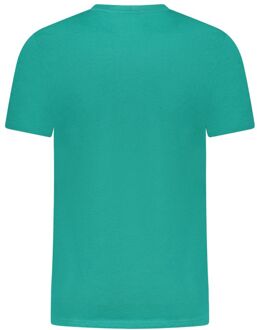 Cavalli Class Zebra-print T-shirt Groenblauw