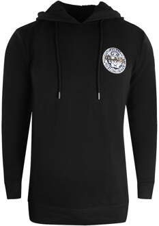 Cavalli Class zwarte hoodie met groot cirkelontwerp - L