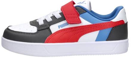 Caven 2.0 Block AC+ PS Sneakers Junior grijs - wit - rood - 28