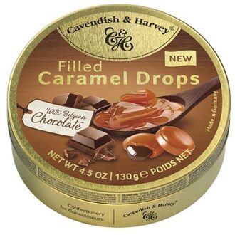 Cavendish & Harvey - Filled Chocolate Caramel Drops 130 Gram