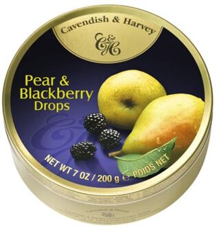 Cavendish & Harvey Pear & Blackberry Drops 200 Gram