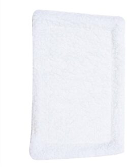 Cavia Pluche Mat Coral Fleece Warm Pad Voor Kleine Huisdier Hamster Muizen Rat Chinchilla Deken Dubbelzijdig Wasbare bed Kussen wit